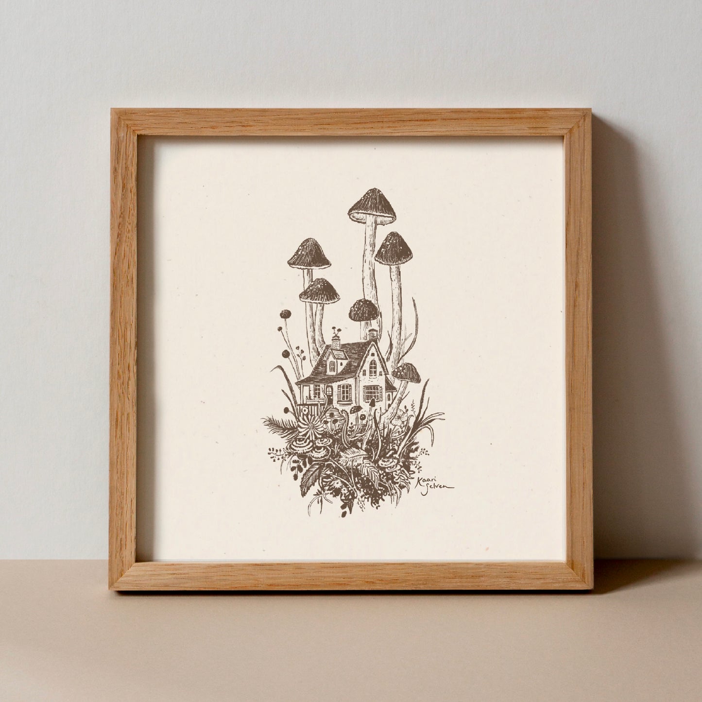 Mushroom House IV Art Print - Open Edition