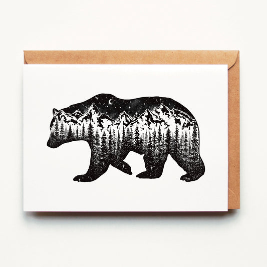 Mountain Bear Greeting Card