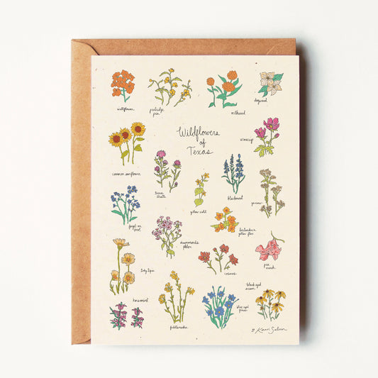 Wildflowers of Texas Greeting Card