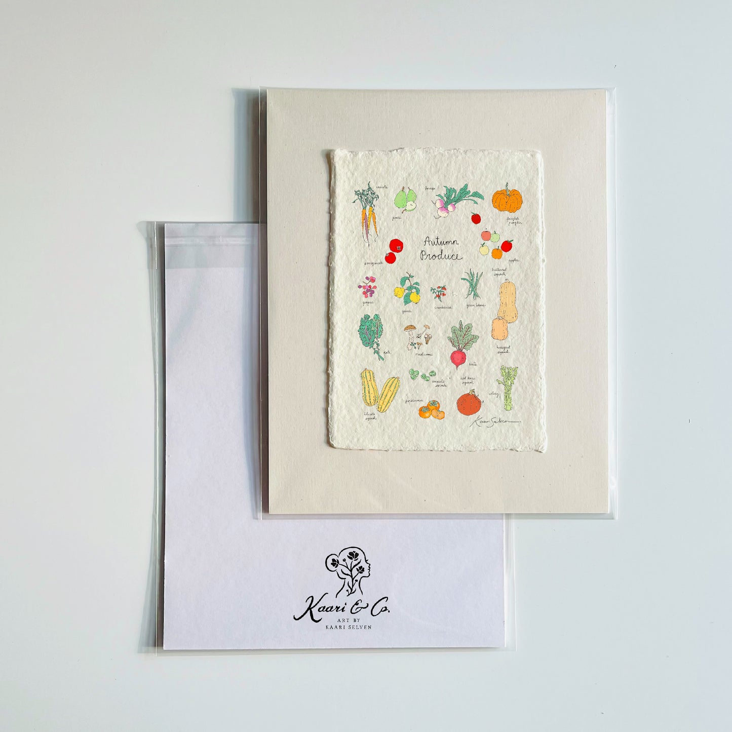 Autumn Produce Heirloom Art Print