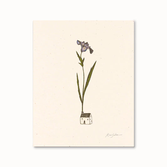 Little House in Bloom I Art Print