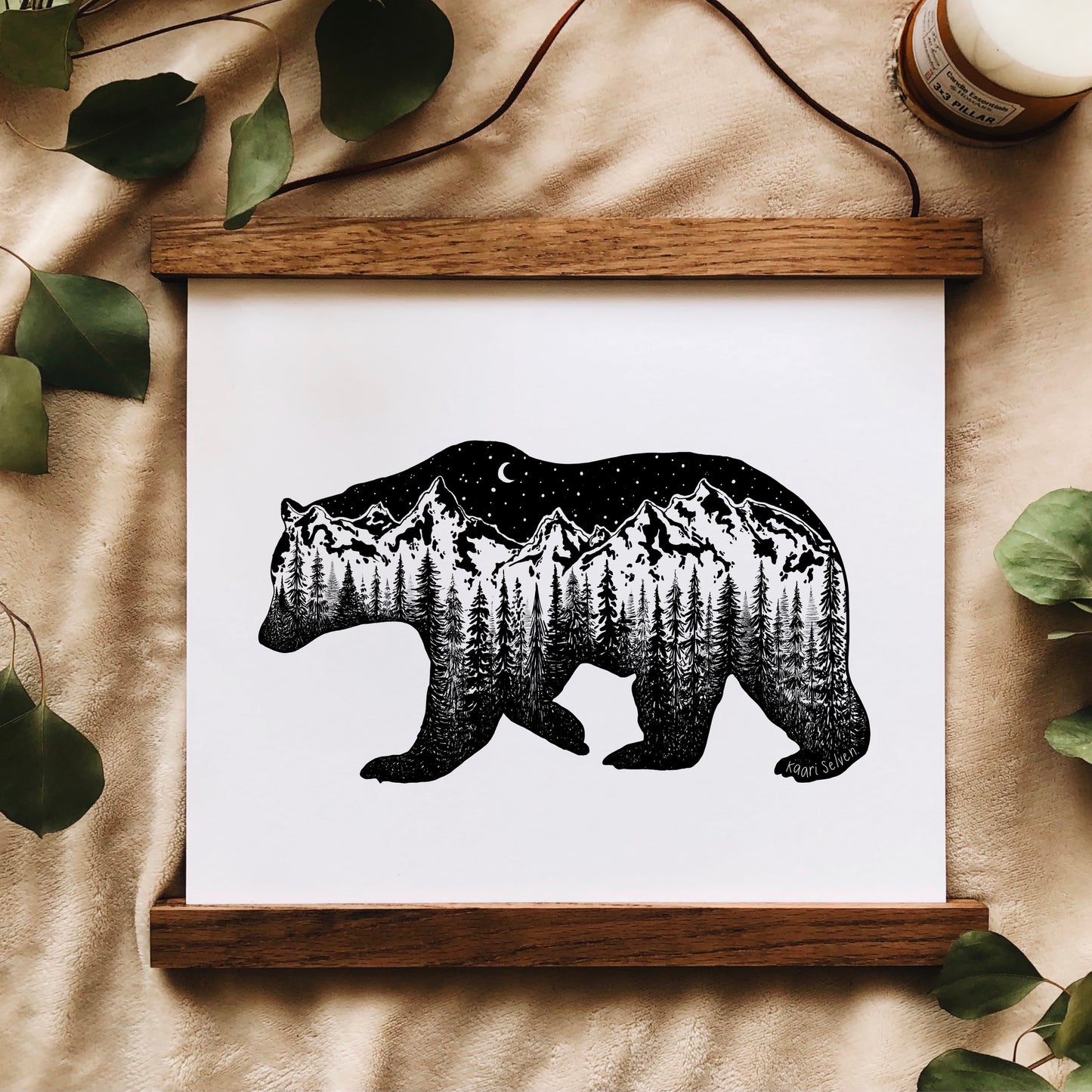 Mountain Bear Art Print
