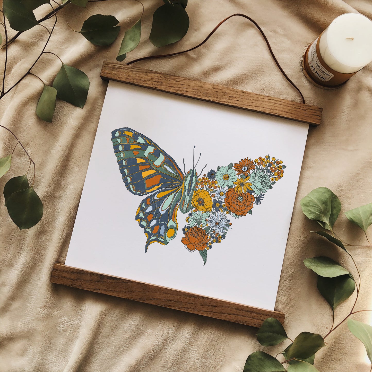 Blooming Butterfly Art Print