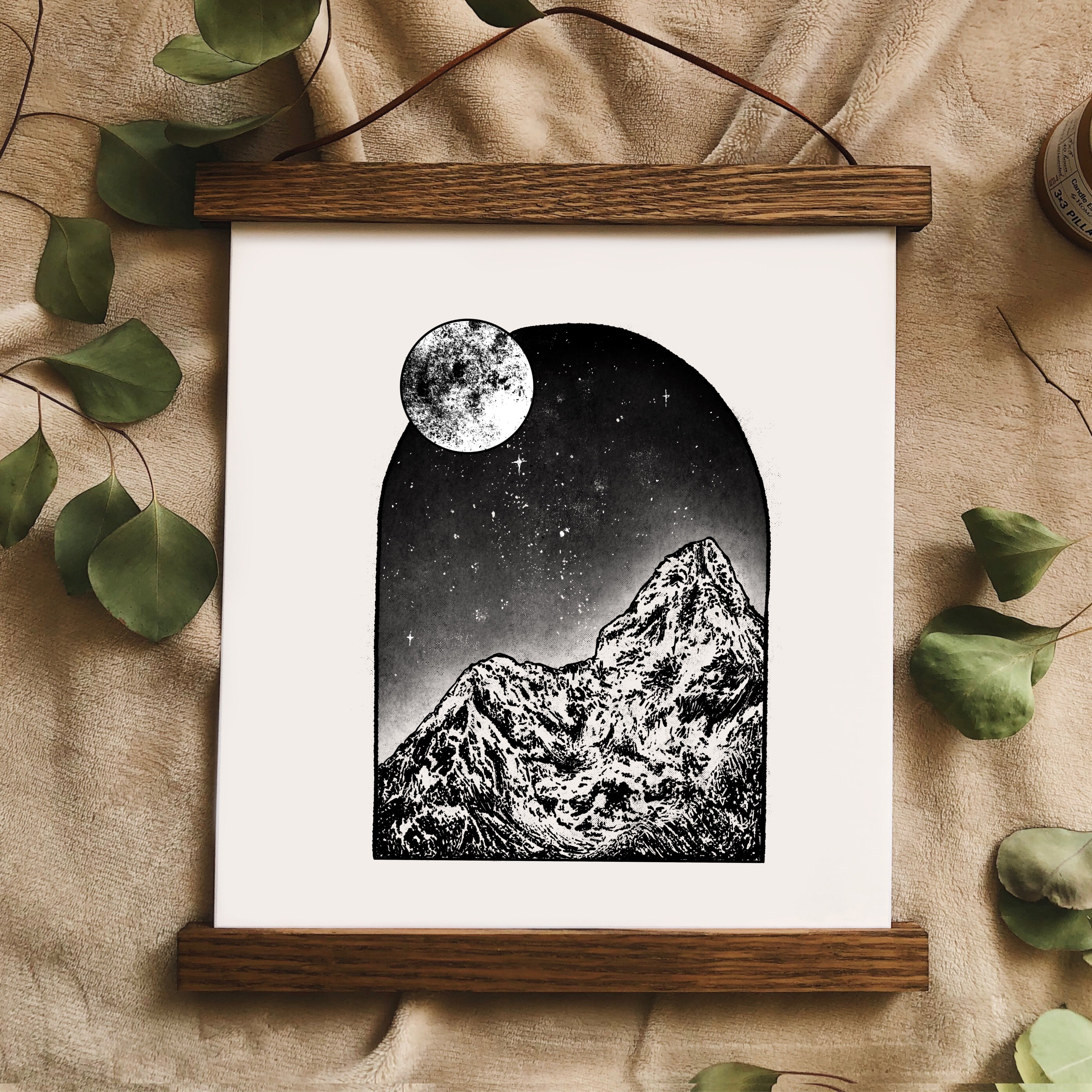 Window to the Moon Art Print