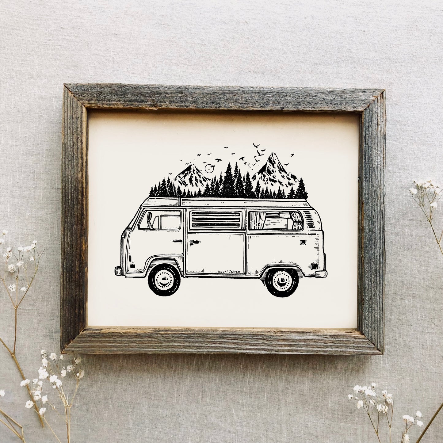 Mountain Van Art Print