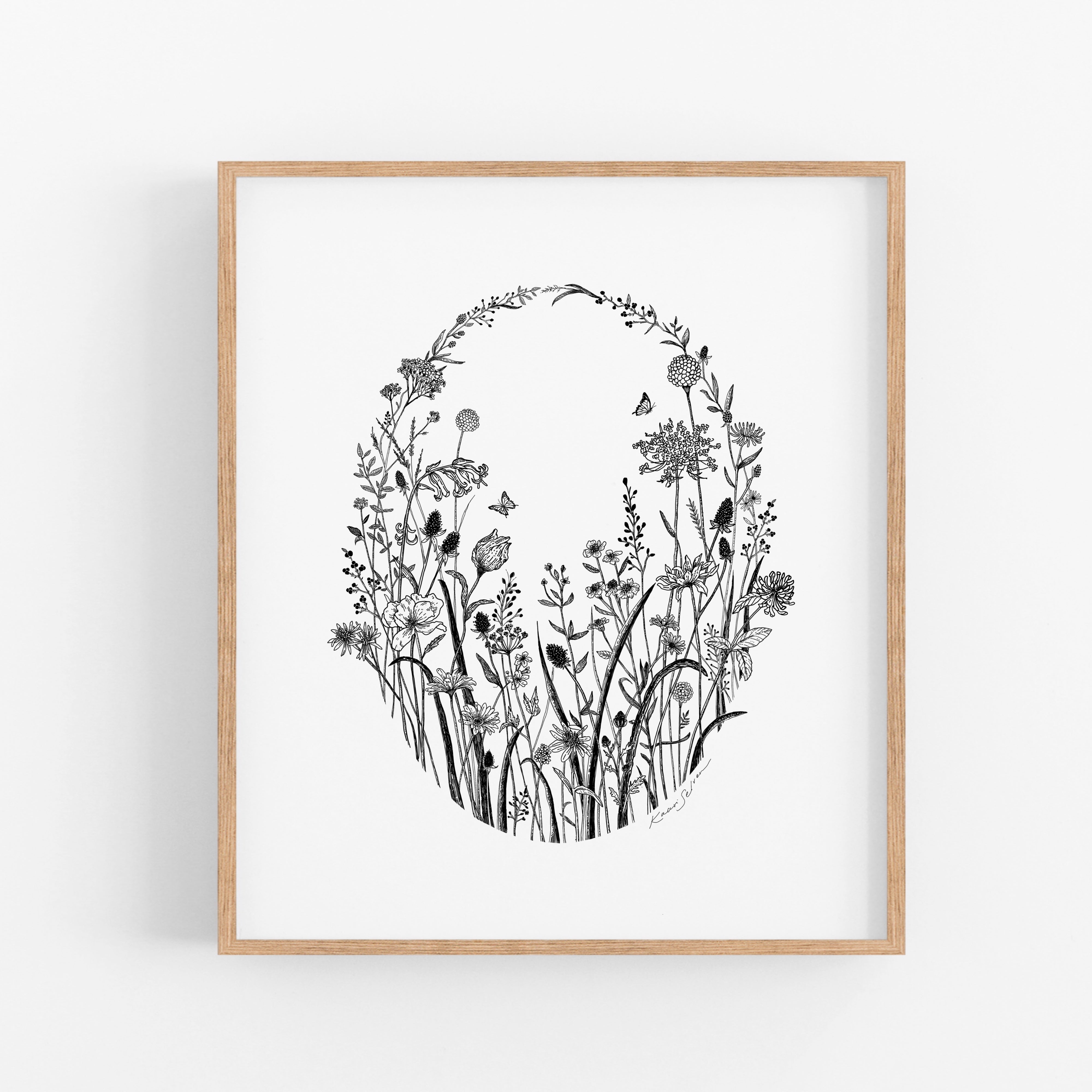 Flower Ring Art Print