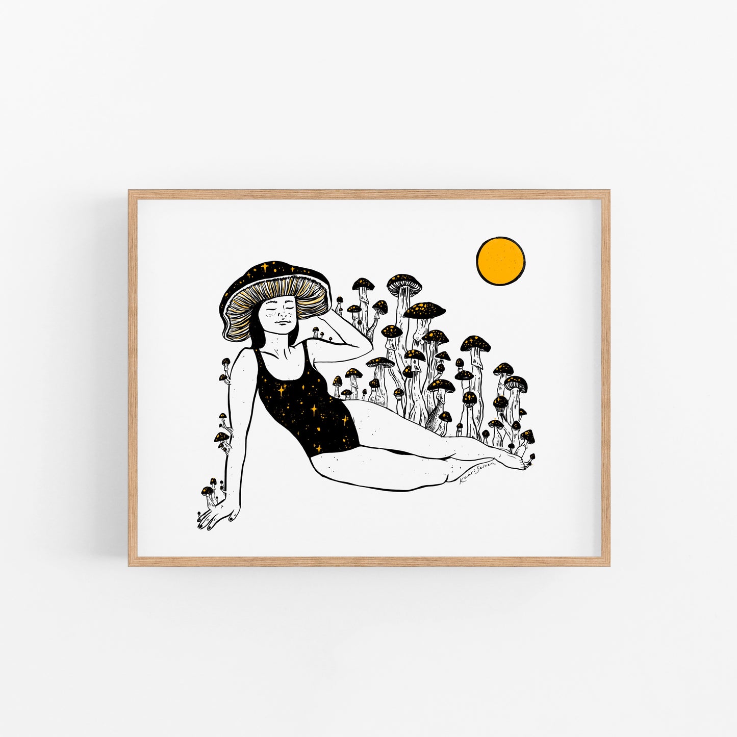 Sunshrooms Art Print