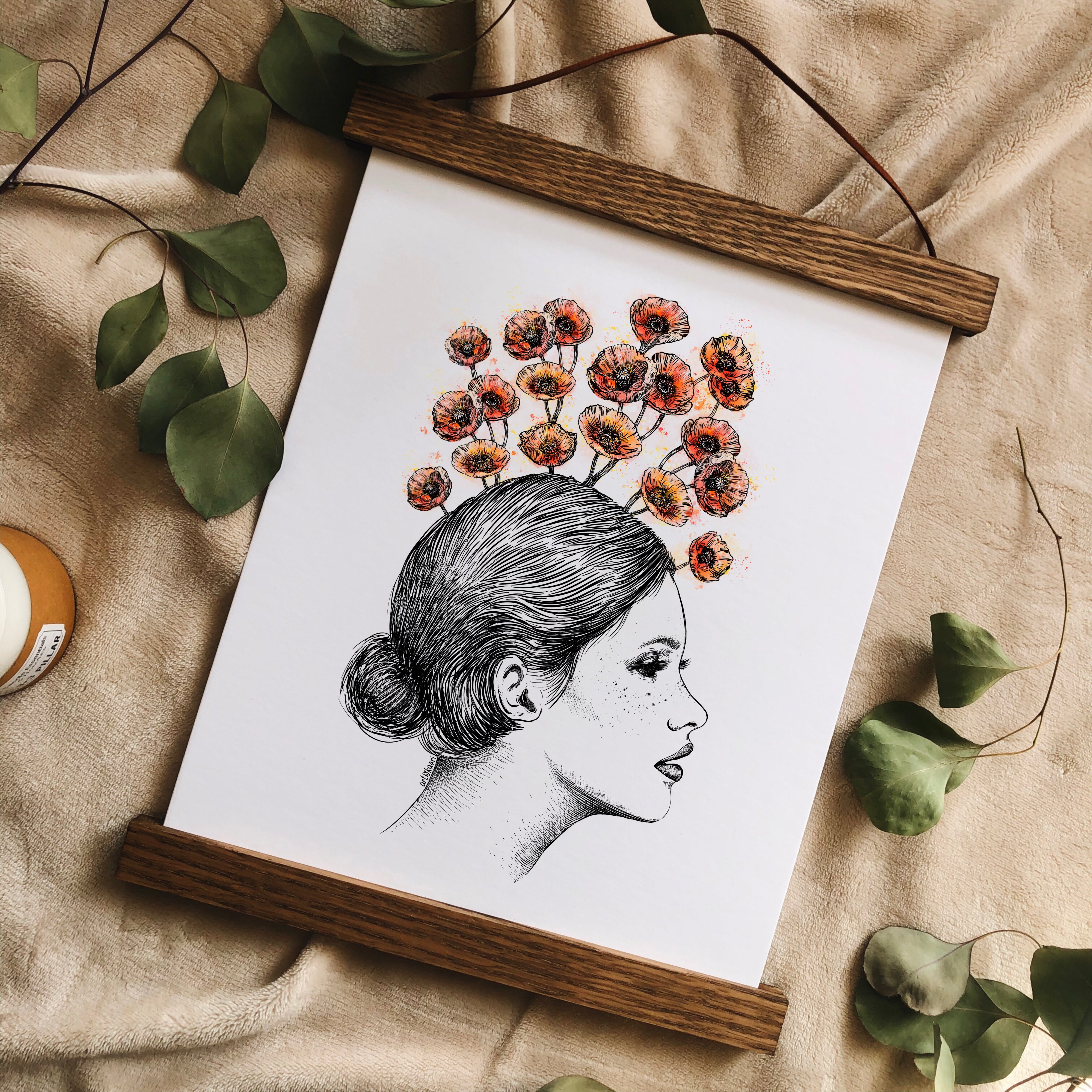 Poppies in Bloom Art Print