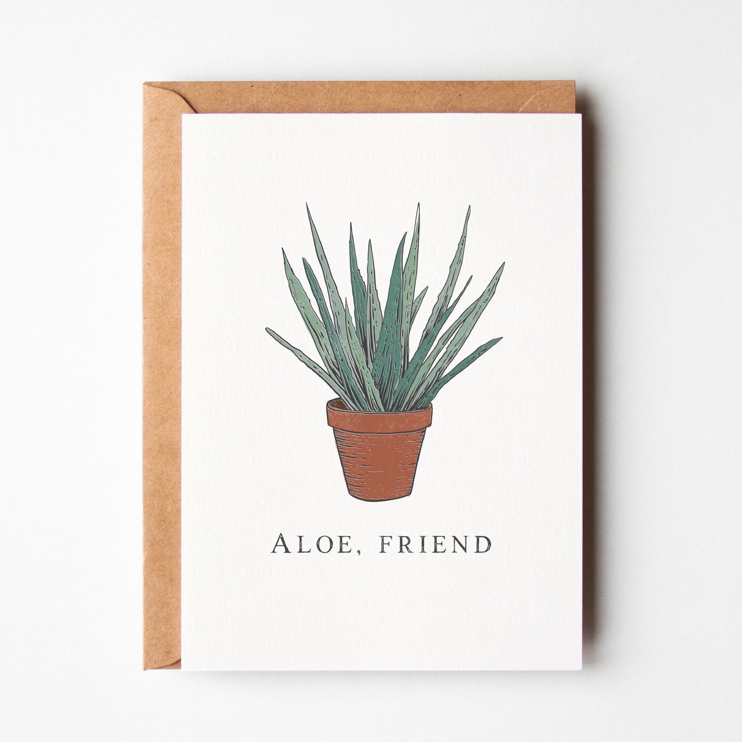 Aloe Friend Greeting Card