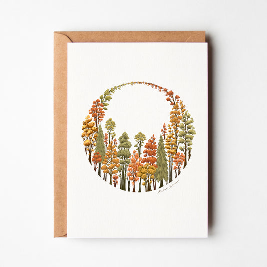 Autumn Ring Greeting Card