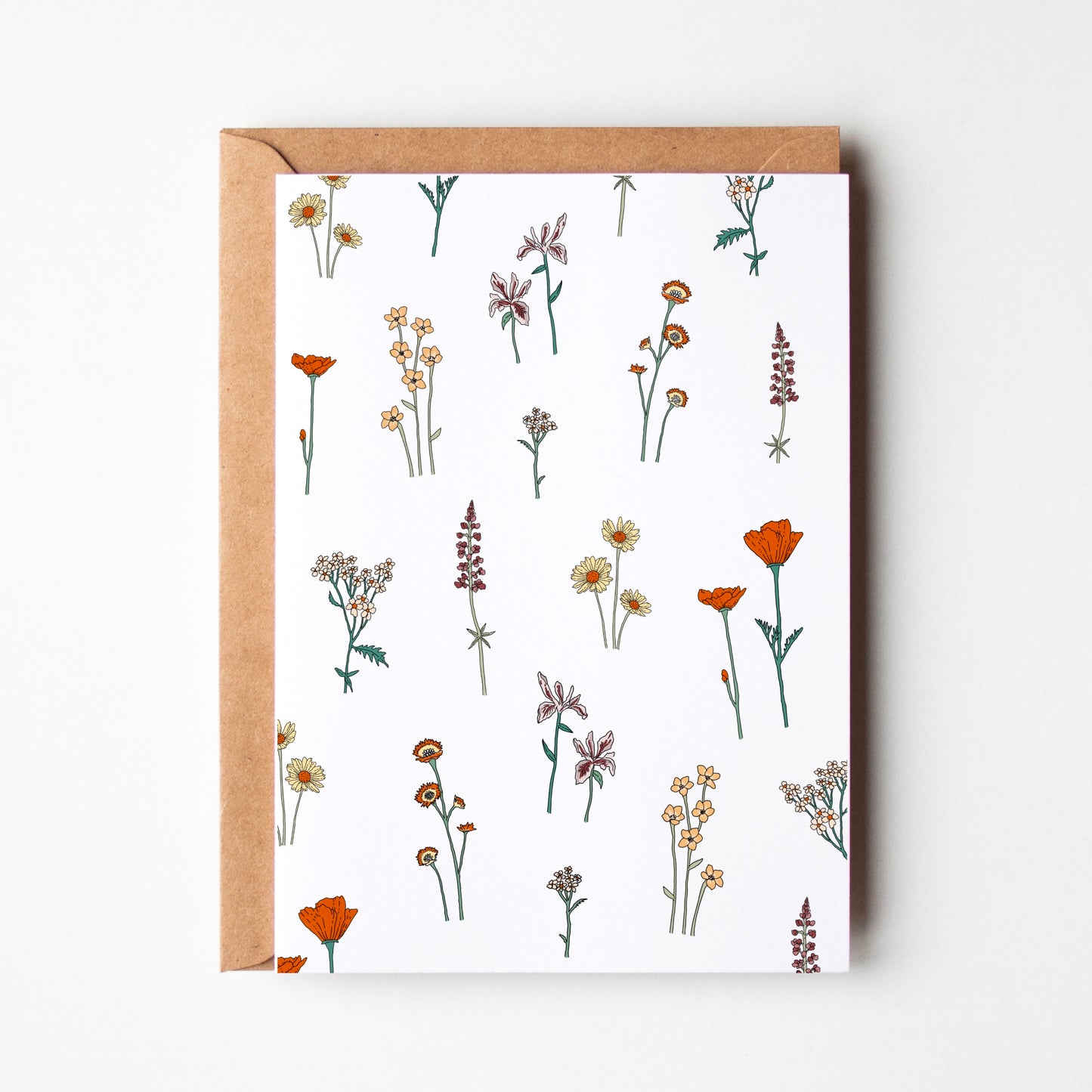 Tiny Wildflowers Greeting Card