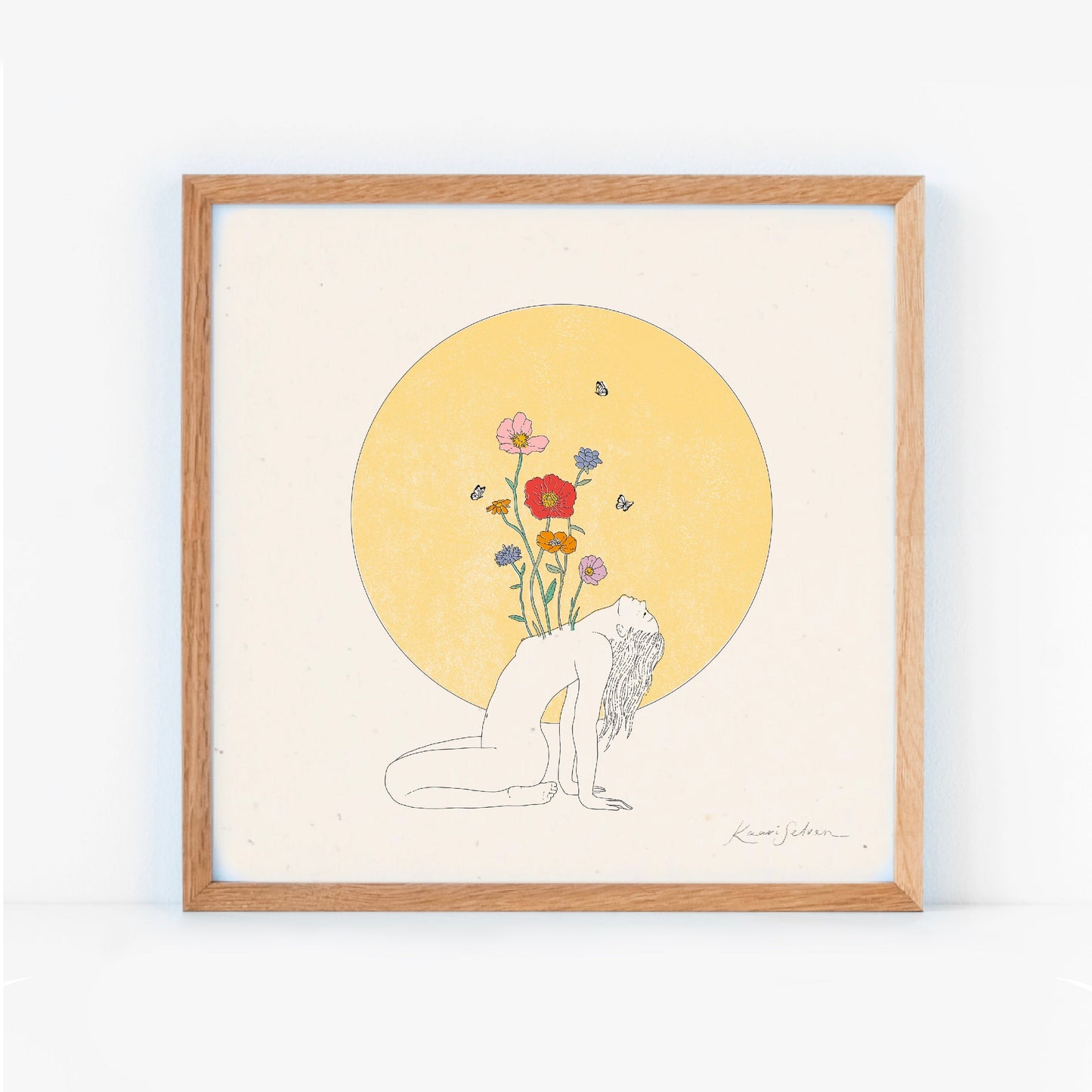 Her Sun Blossoms Art Print