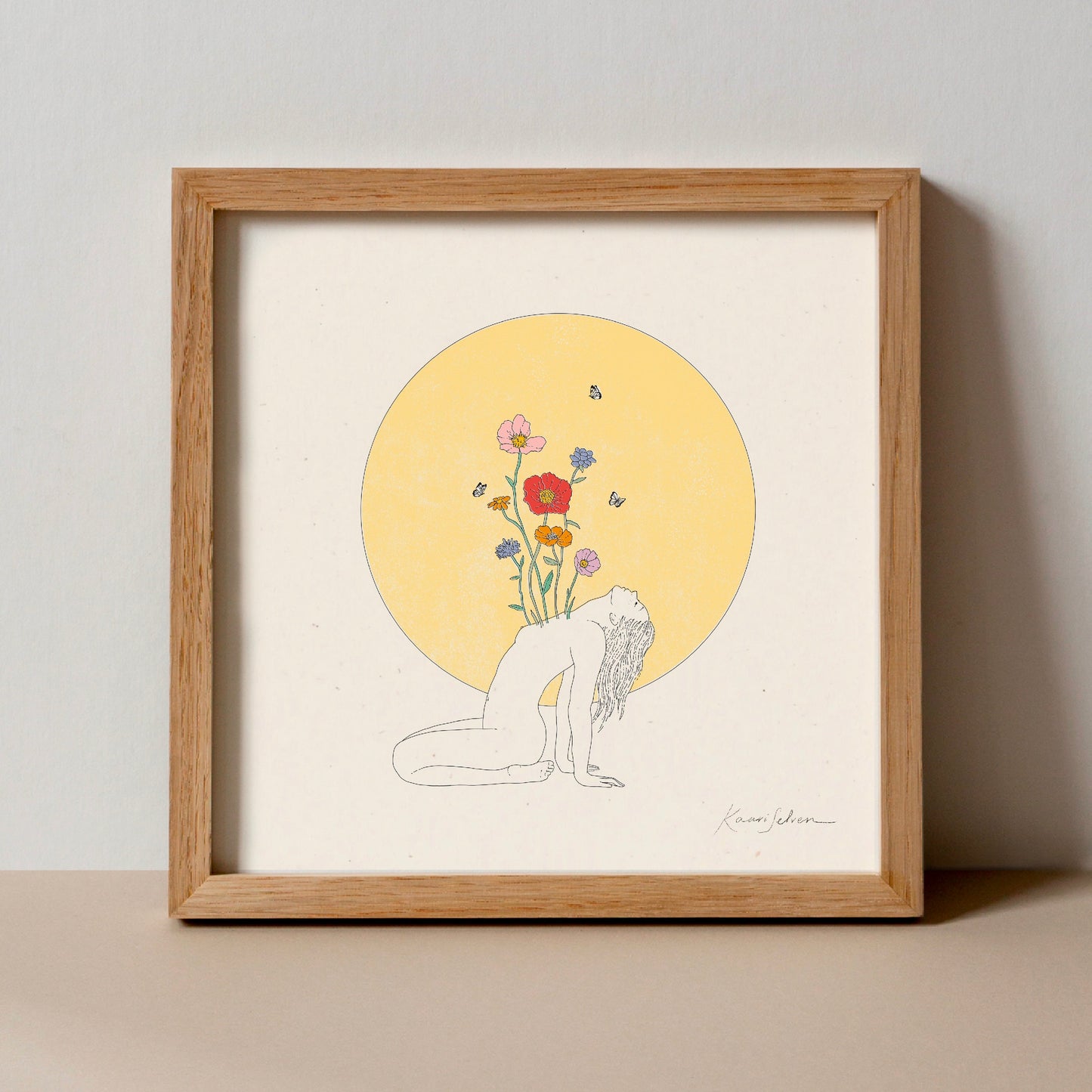 Her Sun Blossoms Art Print