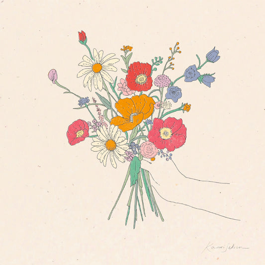 Floral Bouquet I Art Print