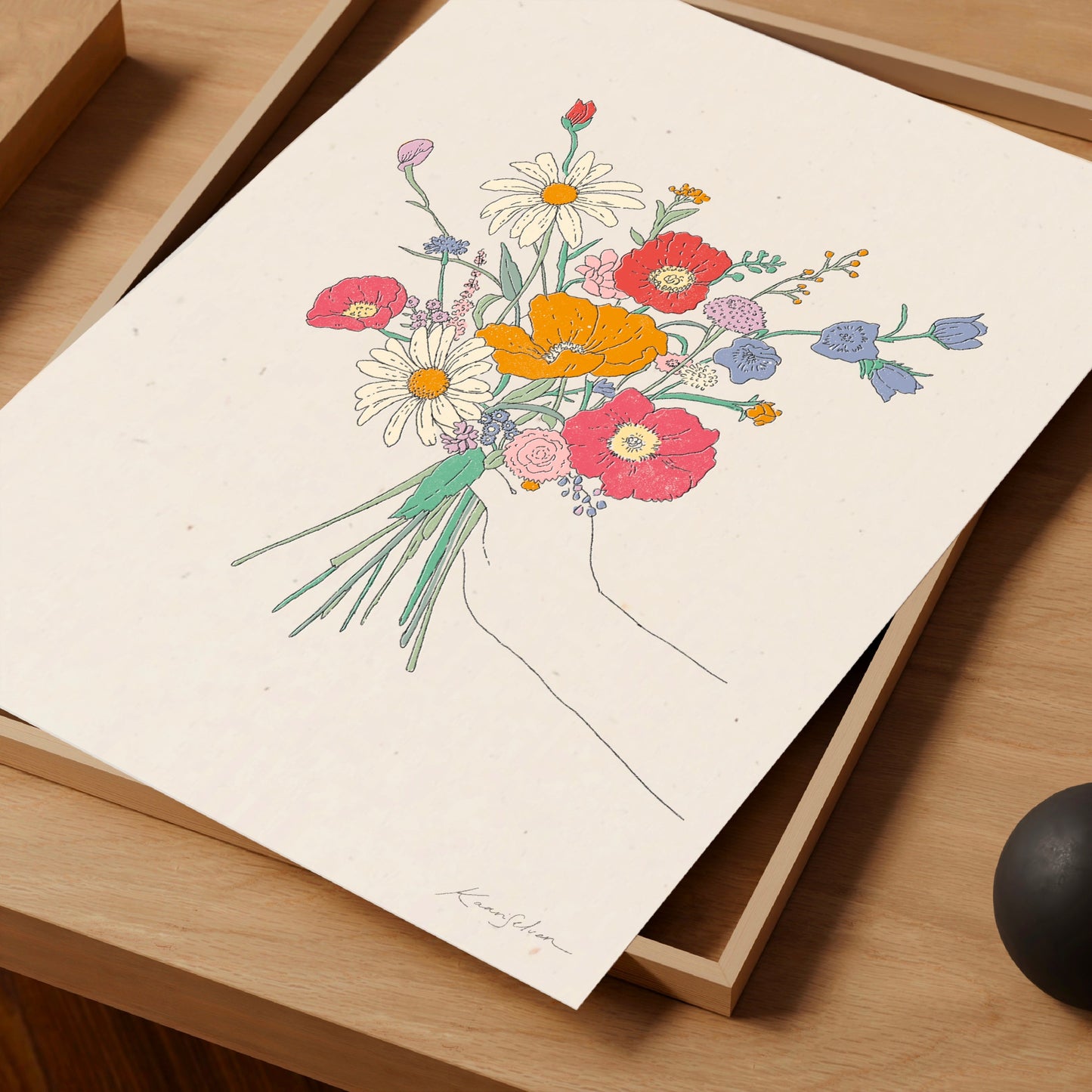 Floral Bouquet I Art Print