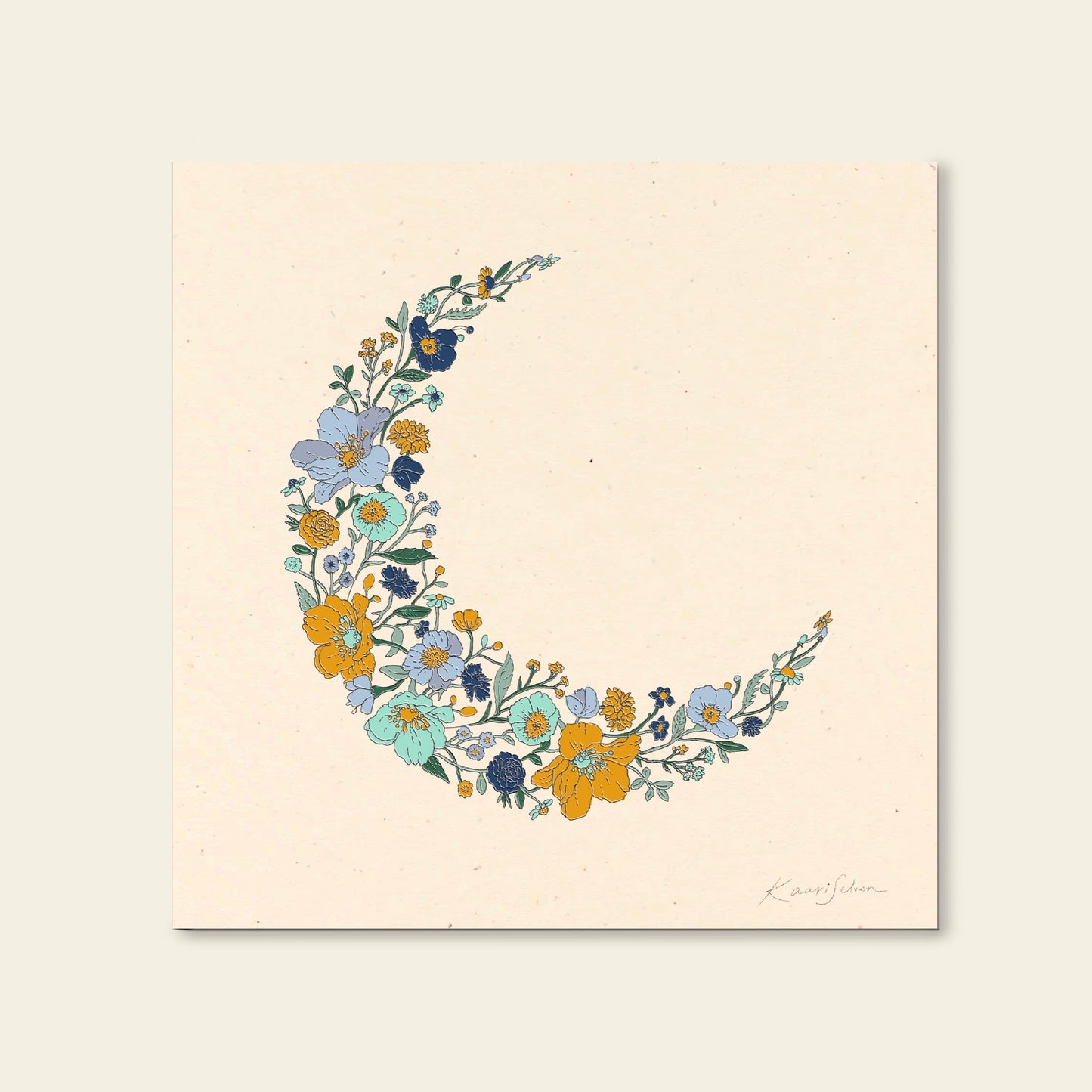 Moon Blossoms Art Print