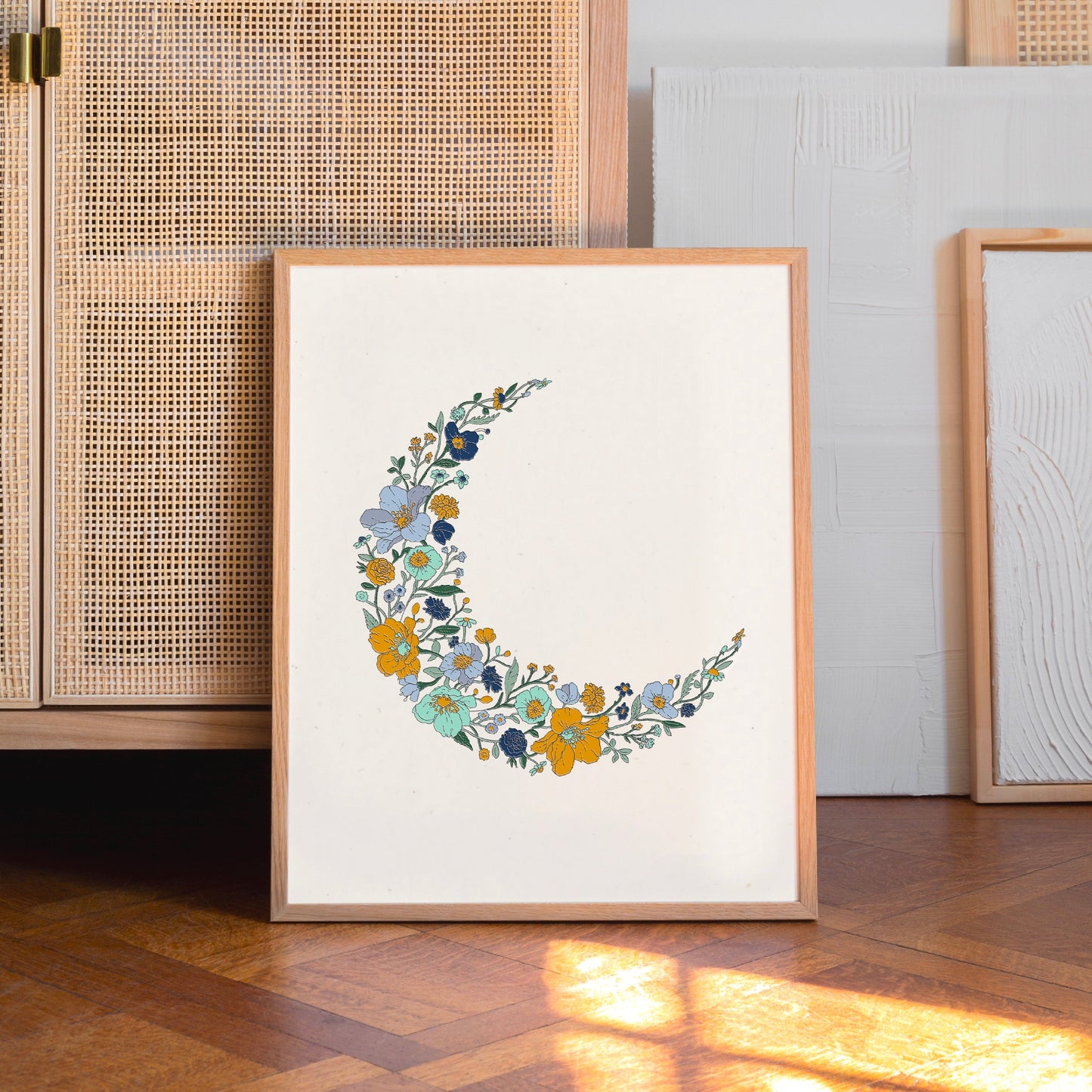 Moon Blossoms Art Print