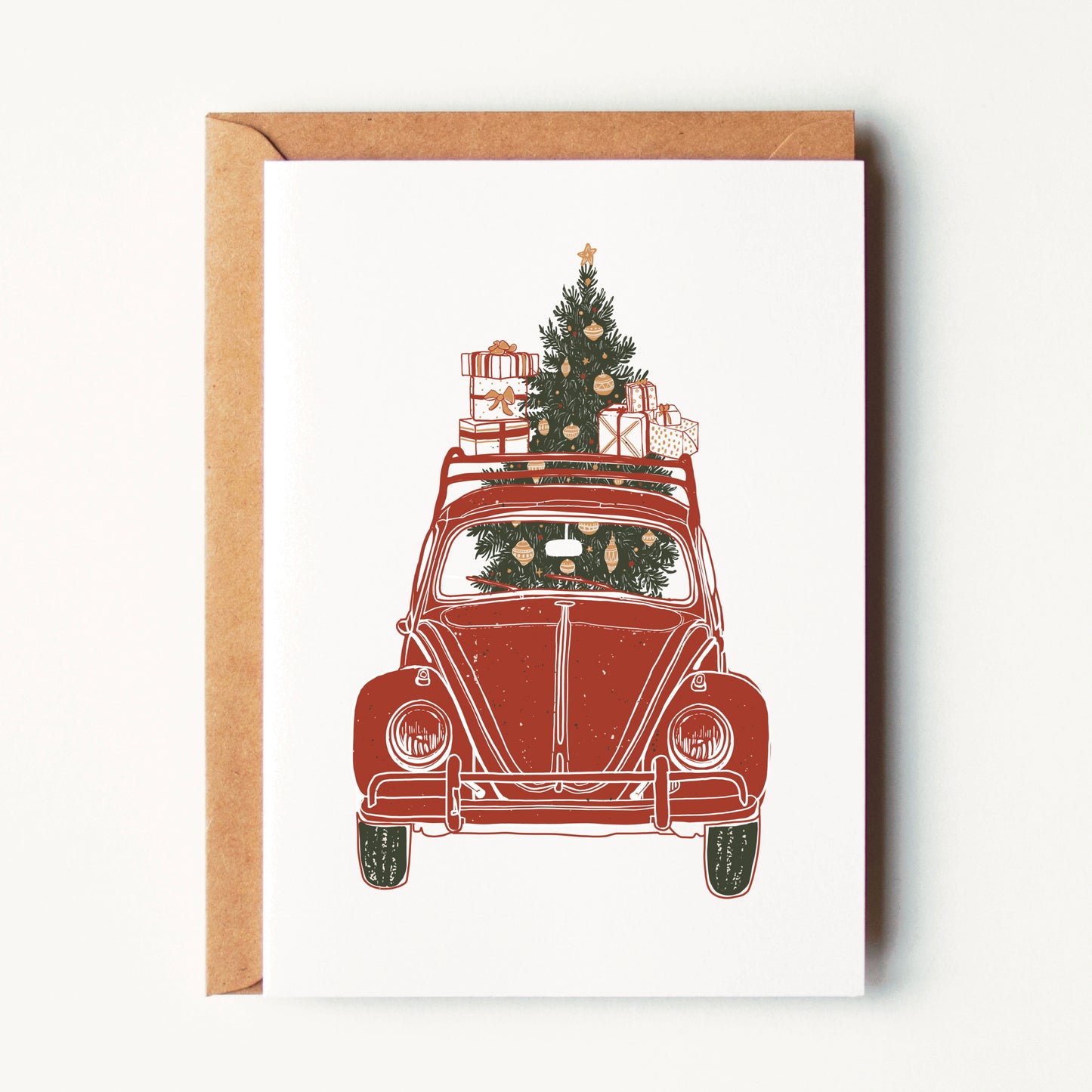 Tis the Season, Festive Christmas Bug Greeting Card