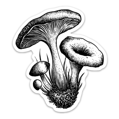 Mushroom VIII Vinyl Sticker