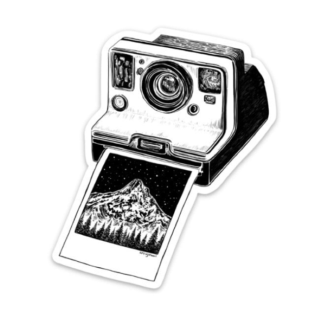 Polaroid Camera II Vinyl Sticker