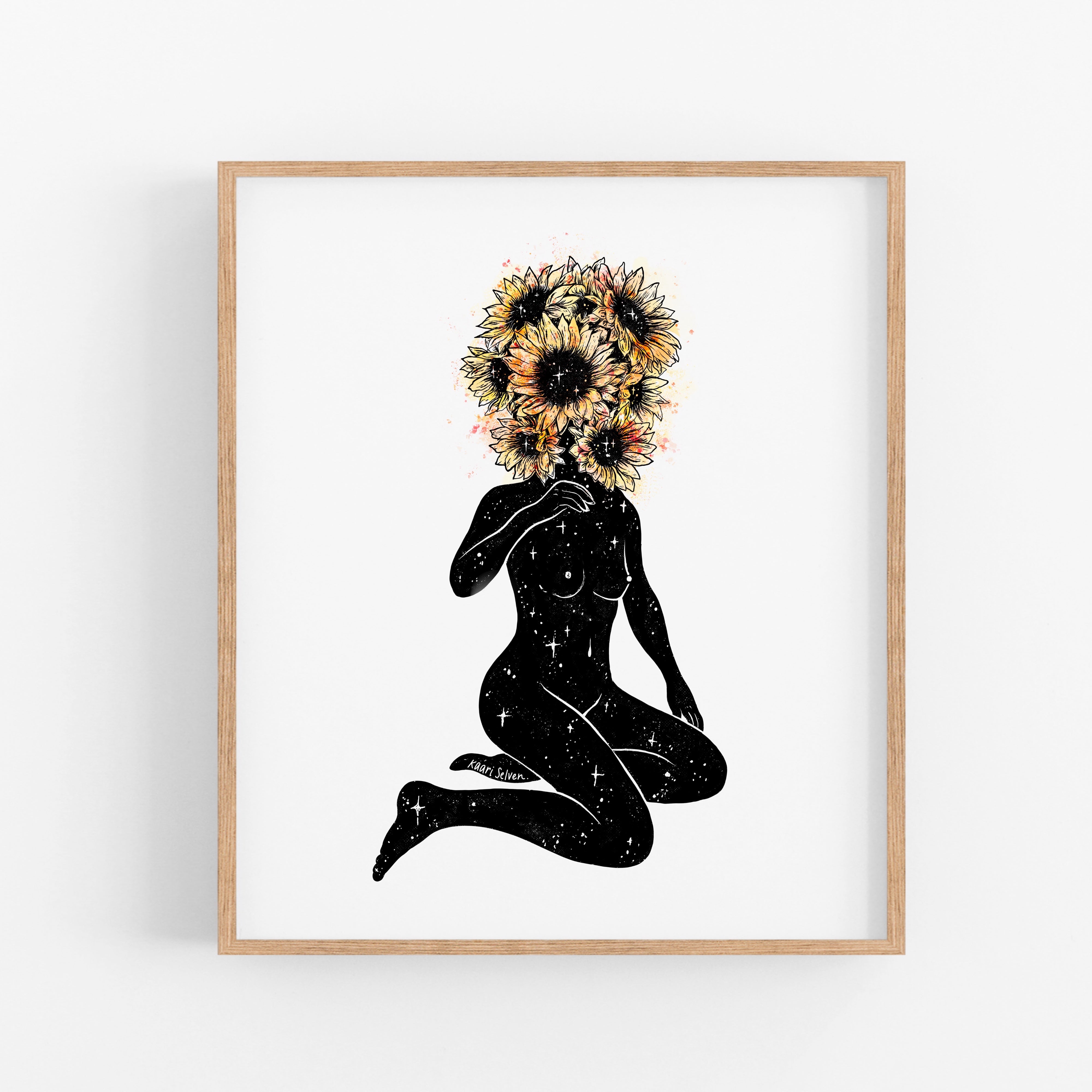 Sunflowered Art Print