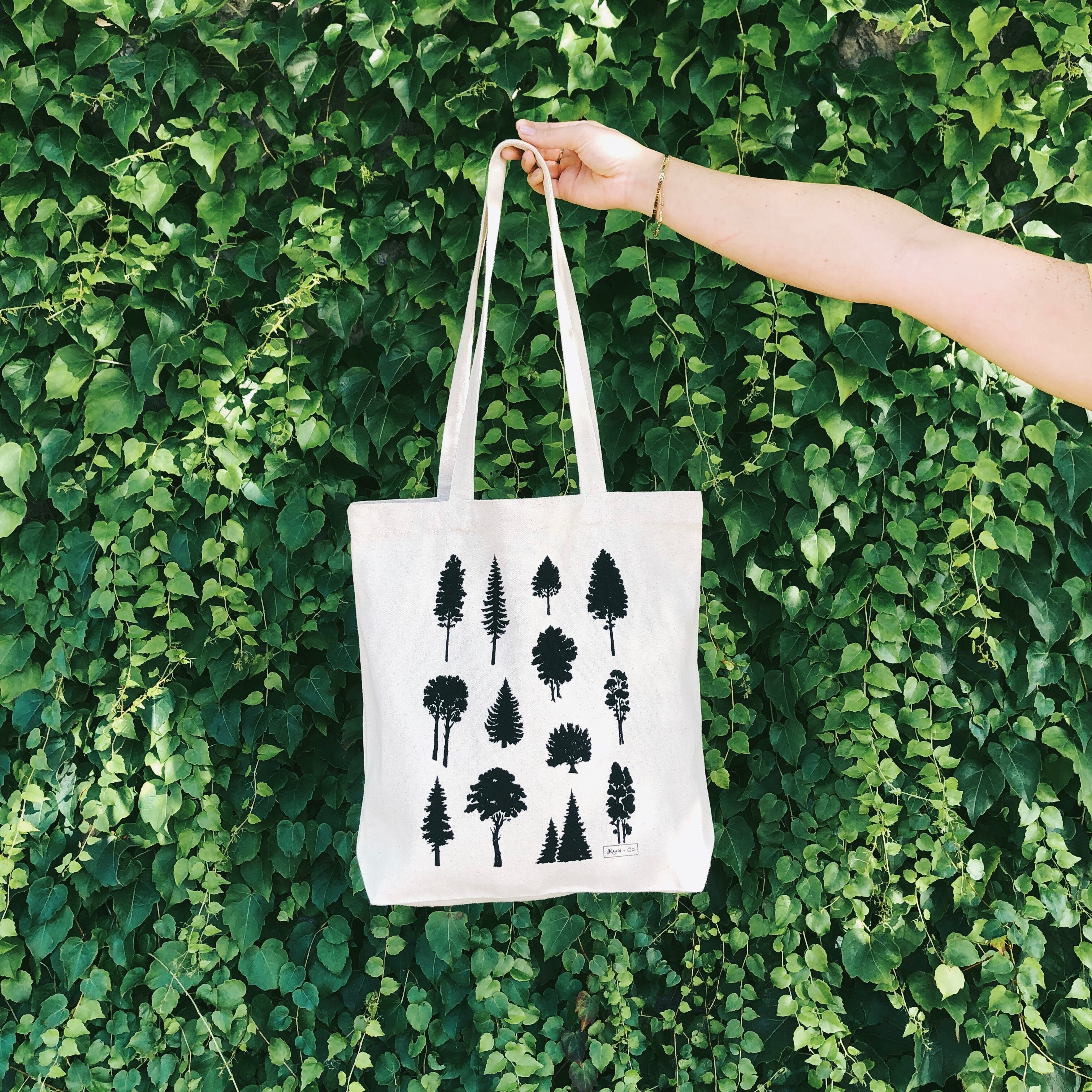  SAGEFINDS Tree of Life Cotton Canvas Bag