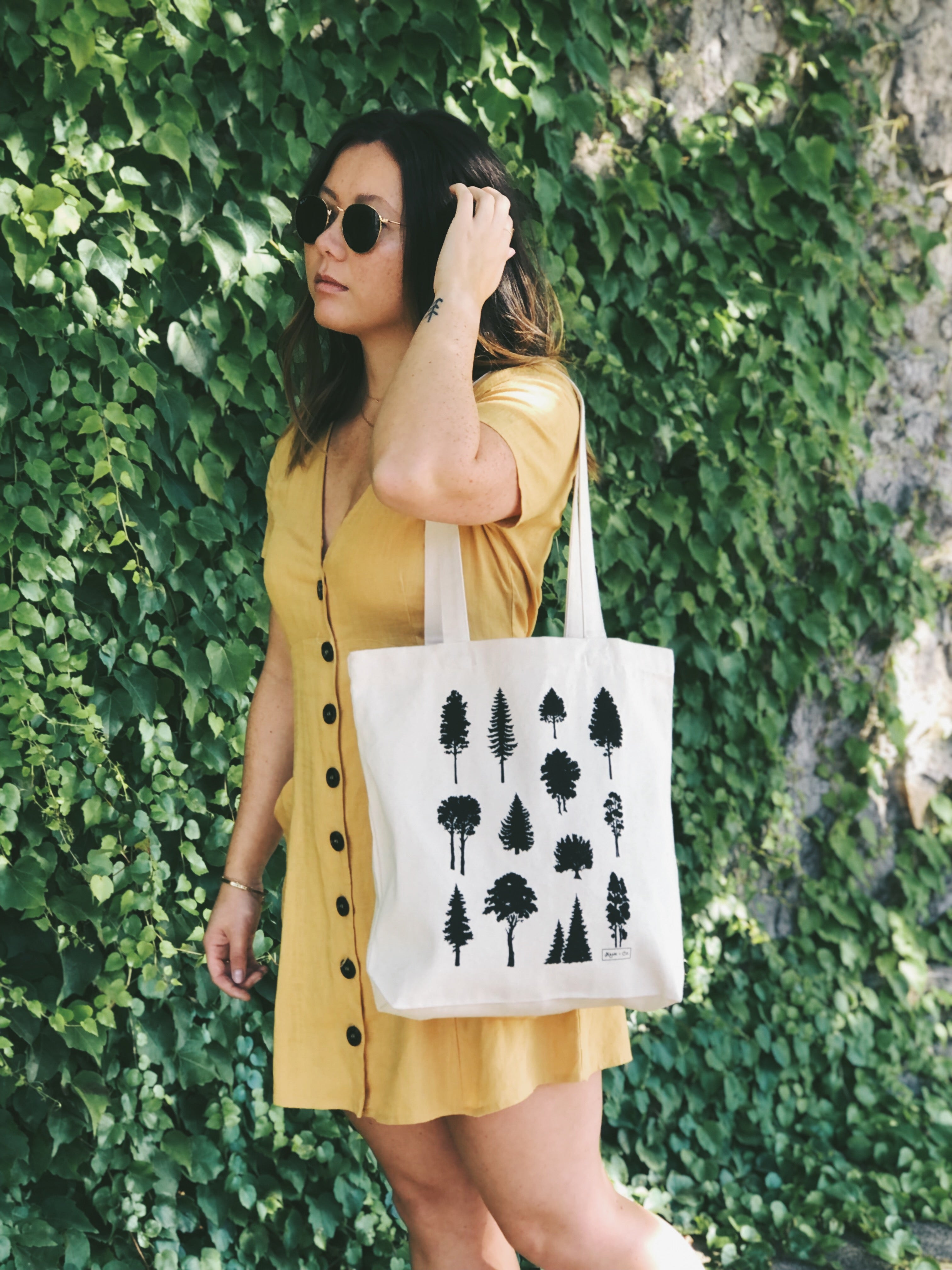 Tree Varieties Canvas Tote Bag – Kaari & Co.